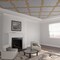 Ekena Millwork 66 56W x 66 56H x 38T Large Marrakesh Decorative Fretwork Wood Ceiling Panels Wood Paint Grade CELW67X67X0375MRKMF - alternate 1